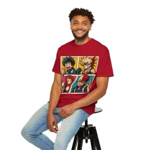 My Hero Academia - Pop Art Style - Unisex Garment-Dyed T-shirt - Colors Variant 2 - Image 56