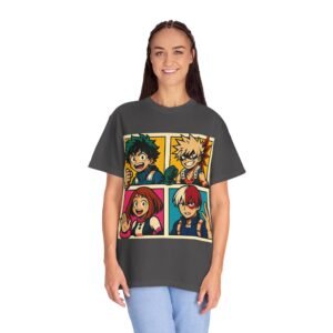 My Hero Academia - Pop Art Style - Unisex Garment-Dyed T-shirt - Colors Variant 2 - Image 47