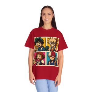 My Hero Academia - Pop Art Style - Unisex Garment-Dyed T-Shirt - Colors Variant 1 - Image 55