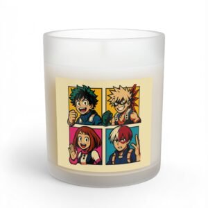My Hero Academia - Pop Art Style - 11oz Decorative Scented Glass Candle - Image 5