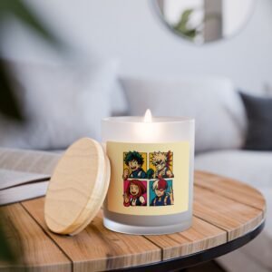 My Hero Academia - Pop Art Style - Frosted Glass Candle 11oz - Image 8