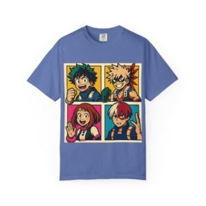 My Hero Academia - Pop Art Style - Unisex Garment-Dyed T-Shirt - Colors Variant 3 - Image 49