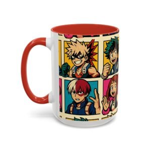 My Hero Academia - Pop Art Style - Colorful Coffee Mug - Image 35