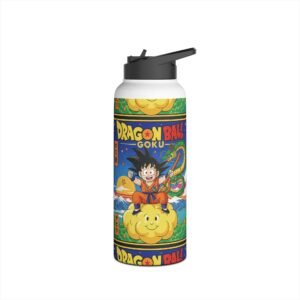 Dragon Ball - Goku - Cover - Stainless Travel Water Bottle - Image 12