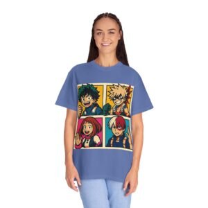My Hero Academia - Pop Art Style - Unisex Garment-Dyed T-Shirt - Colors Variant 3 - Image 52