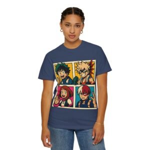 My Hero Academia - Pop Art Style - Unisex Garment-Dyed T-Shirt - Colors Variant 3 - Image 81