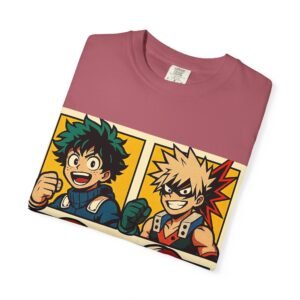 My Hero Academia - Pop Art Style - Unisex Garment-Dyed T-Shirt - Colors Variant 4 - Image 67