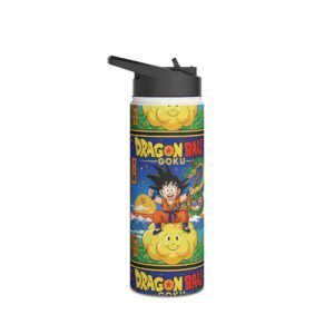 Dragon Ball - Goku - Cover - Stainless Travel Water Bottle - Image 7