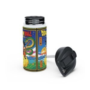 Dragon Ball - Goku - Cover - Stainless Travel Water Bottle - Image 3
