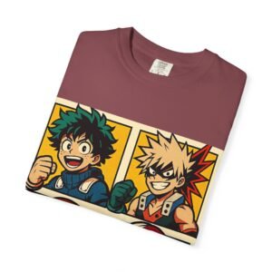 My Hero Academia - Pop Art Style - Unisex Garment-Dyed T-Shirt - Colors Variant 4 - Image 57