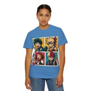 My Hero Academia - Pop Art Style - Unisex Garment-Dyed T-Shirt - Colors Variant 3 - Image 63
