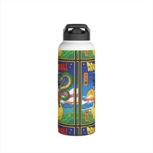 Dragon Ball - Goku - Cover - Stainless Travel Water Bottle - Image 10