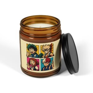 My Hero Academia - Pop Art Style - Amber Jar Scented Candle (Multi-Size) - Image 6