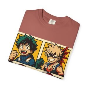 My Hero Academia - Pop Art Style - Unisex Garment-Dyed T-Shirt - Colors Variant 4 - Image 72