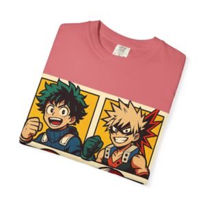My Hero Academia - Pop Art Style - Unisex Garment-Dyed T-Shirt - Colors Variant 4 - Image 62