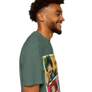 My Hero Academia - Pop Art Style - Unisex Garment-Dyed T-Shirt - Colors Variant 3 - Image 12