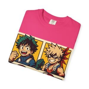 My Hero Academia - Pop Art Style - Unisex Garment-Dyed T-Shirt - Colors Variant 4 - Image 42