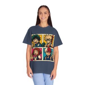 My Hero Academia - Pop Art Style - Unisex Garment-Dyed T-Shirt - Colors Variant 3 - Image 70