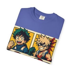 My Hero Academia - Pop Art Style - Unisex Garment-Dyed T-Shirt - Colors Variant 4 - Image 17