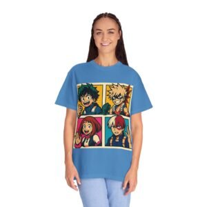 My Hero Academia - Pop Art Style - Unisex Garment-Dyed T-Shirt - Colors Variant 3 - Image 64