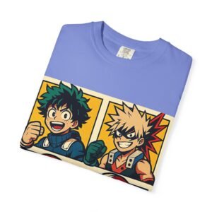 My Hero Academia - Pop Art Style - Unisex Garment-Dyed T-Shirt - Colors Variant 4 - Image 12