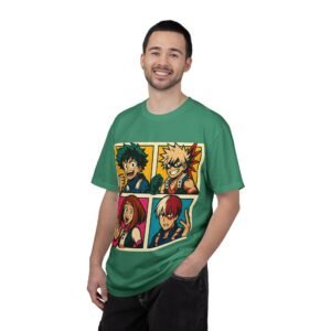 My Hero Academia - Pop Art Style - Unisex Garment-Dyed T-Shirt - Colors Variant 2 - Image 58