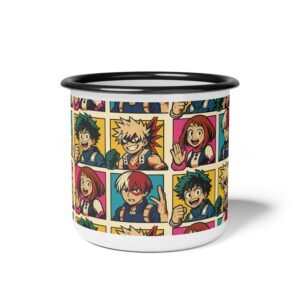 My Hero Academia - Pop Art Style - Enamel Camp Cup - Image 2