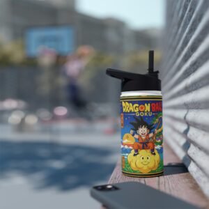 Dragon Ball - Goku - Cover - Stainless Travel Water Bottle - Image 4