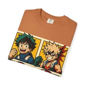 My Hero Academia - Pop Art Style - Unisex Garment-Dyed T-Shirt - Colors Variant 4 - Image 7