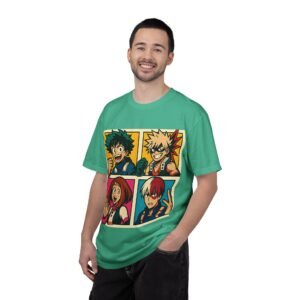 My Hero Academia - Pop Art Style - Unisex Garment-Dyed T-Shirt - Colors Variant 2 - Image 63