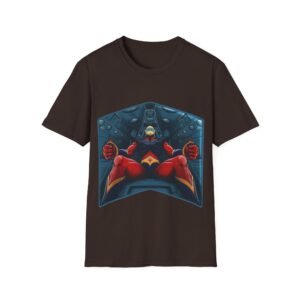 Goldorak Feat UFO Robot Grendizer - Actarus Cockpit - Unisex T-Shirt - Image 30