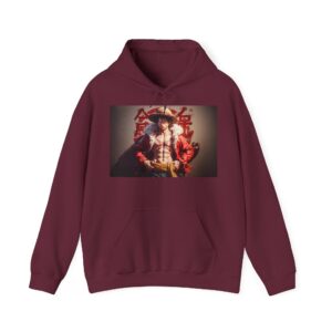 One Piece - Luffy Style Realistic - Unisex Heavy Blend™ Hooded Sweatshirt - Image 1