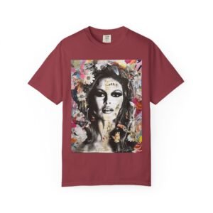 Bardot - French Cinema Icon Flower - Unisex Garment-Dyed T-Shirt - Colors Variant 1 - Image 6