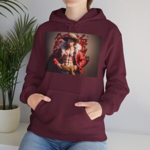 One Piece - Luffy Style Realistic - Unisex Heavy Blend™ Hooded Sweatshirt - Image 3