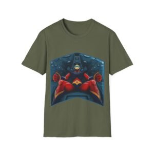 Goldorak Feat UFO Robot Grendizer - Actarus Cockpit - Unisex T-Shirt - Image 44
