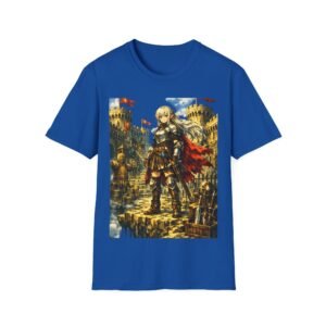Hero Adventure — Valkyrie Standing in Castle T-Shirt - Image 6