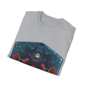 Goldorak Feat UFO Robot Grendizer - Actarus Cockpit - Unisex T-Shirt - Image 26