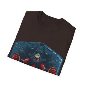 Goldorak Feat UFO Robot Grendizer - Actarus Cockpit - Unisex T-Shirt - Image 33