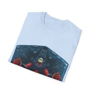 Goldorak Feat UFO Robot Grendizer - Actarus Cockpit - Unisex T-Shirt - Image 61