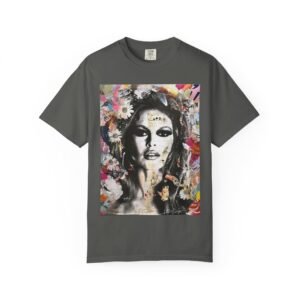 Bardot - French Cinema Icon Flower - Unisex Garment-Dyed T-Shirt - Colors Variant 1 - Image 30