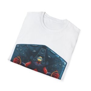 Goldorak Feat UFO Robot Grendizer - Actarus Cockpit - Unisex T-Shirt - Image 11