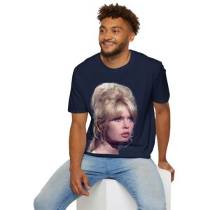 Brigitte Bardot - Classic European Screen Beauty - Unisex T-Shirt - Image 25