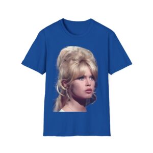 Brigitte Bardot - Classic European Screen Beauty - Unisex T-Shirt - Image 7
