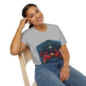 Goldorak Feat UFO Robot Grendizer - Actarus Cockpit - Unisex T-Shirt - Image 28
