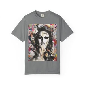 Bardot - French Cinema Icon Flower - Unisex Garment-Dyed T-Shirt - Colors Variant 1 - Image 34