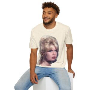 Brigitte Bardot - Classic European Screen Beauty - Unisex T-Shirt - Image 17