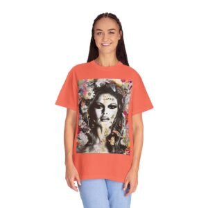Bardot - French Cinema Icon Flower - Unisex Garment-Dyed T-Shirt - Colors Variant 1 - Image 11