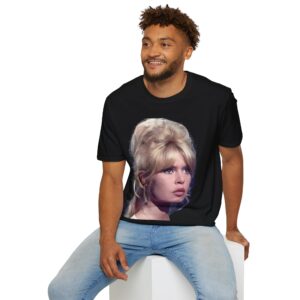 Brigitte Bardot - Classic European Screen Beauty - Unisex T-Shirt - Image 13