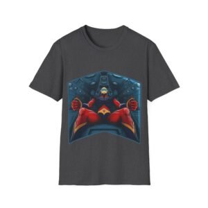 Goldorak Feat UFO Robot Grendizer - Actarus Cockpit - Unisex T-Shirt - Image 51