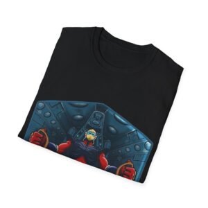 Goldorak Feat UFO Robot Grendizer - Actarus Cockpit - Unisex T-Shirt - Image 19